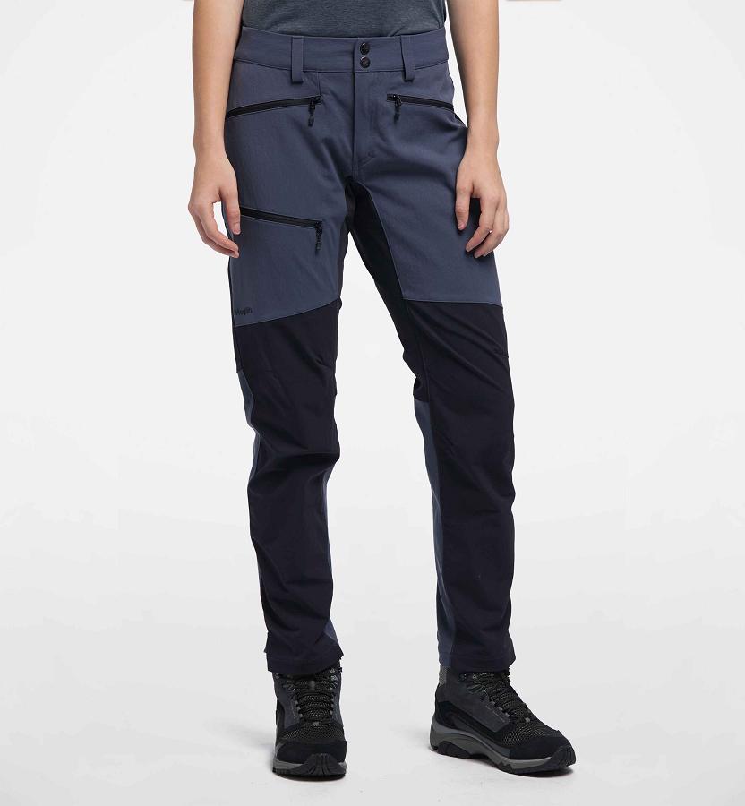 Haglöfs Womens Rugged Flex Hiking Pants Blue/Black New Zealand 70238ZXKF